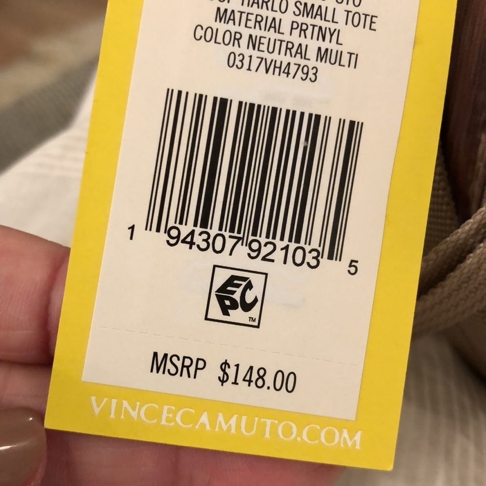 VINCE CAMUTO HARLO SMALL TOTE NWT - Picture 9 of 9